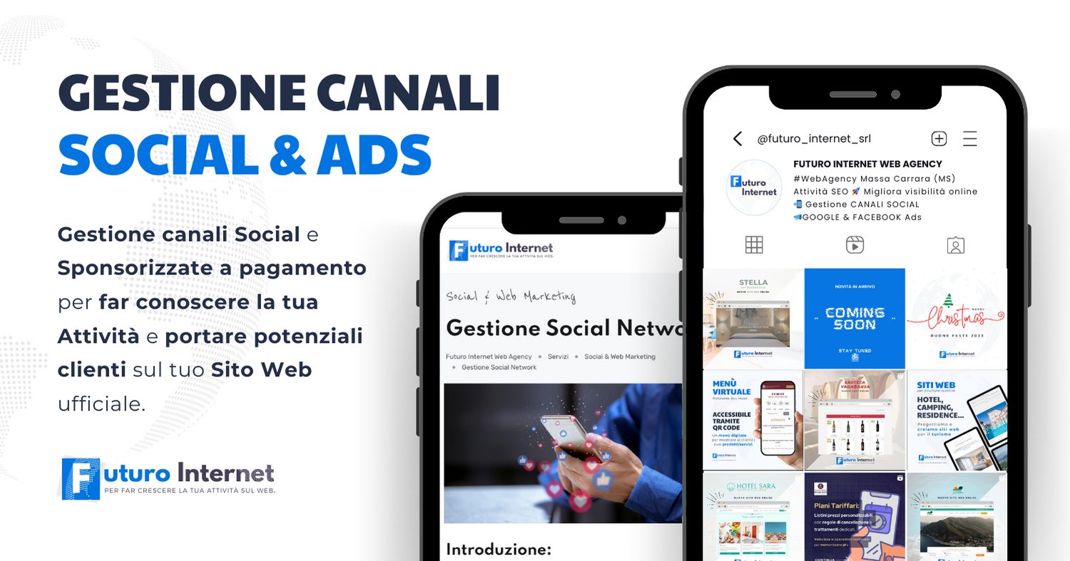 Blog: Gestione dei canali social per Hotel, Camping e Aziende